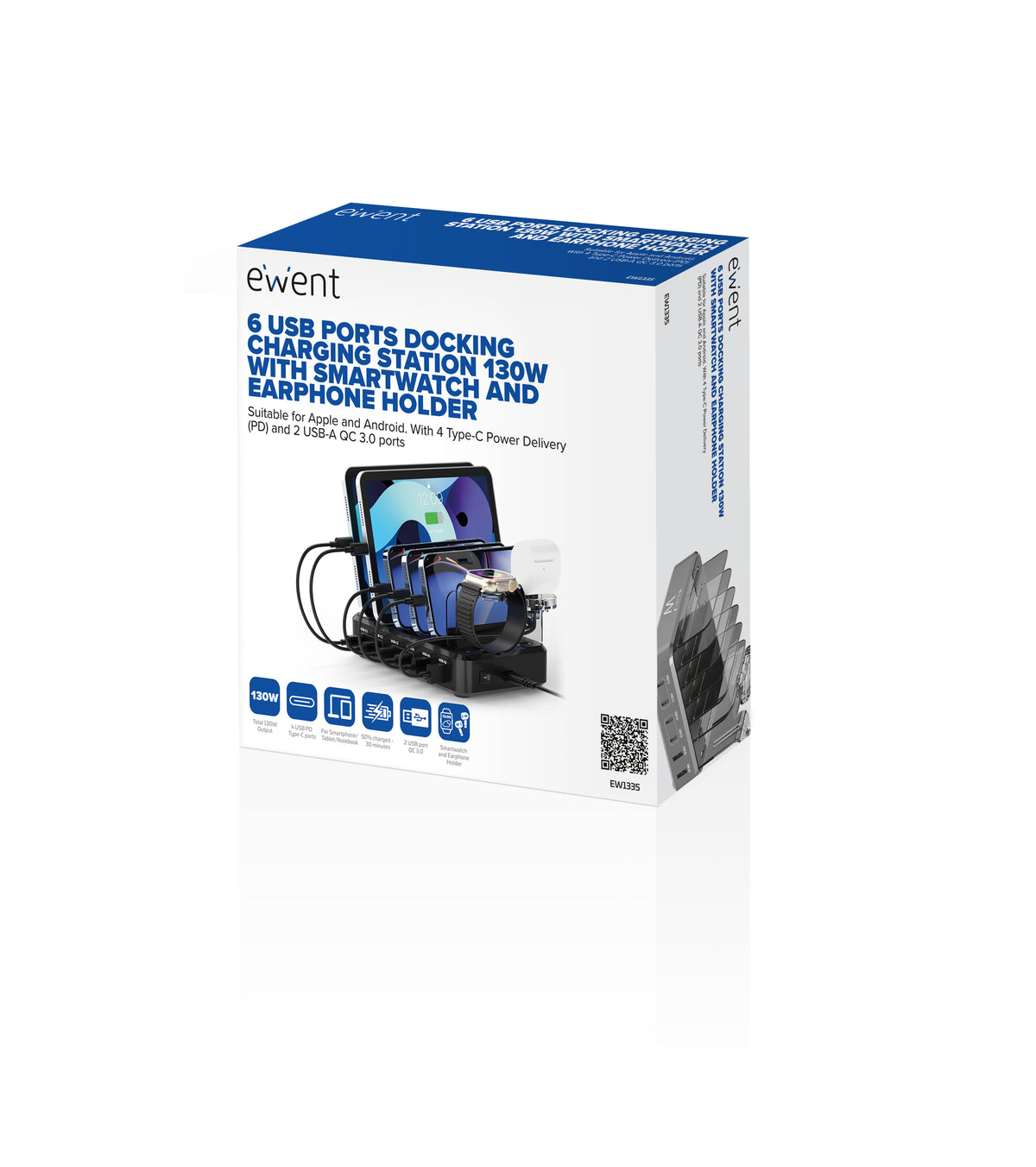 Docking station Ewent ew1335 6 en 1