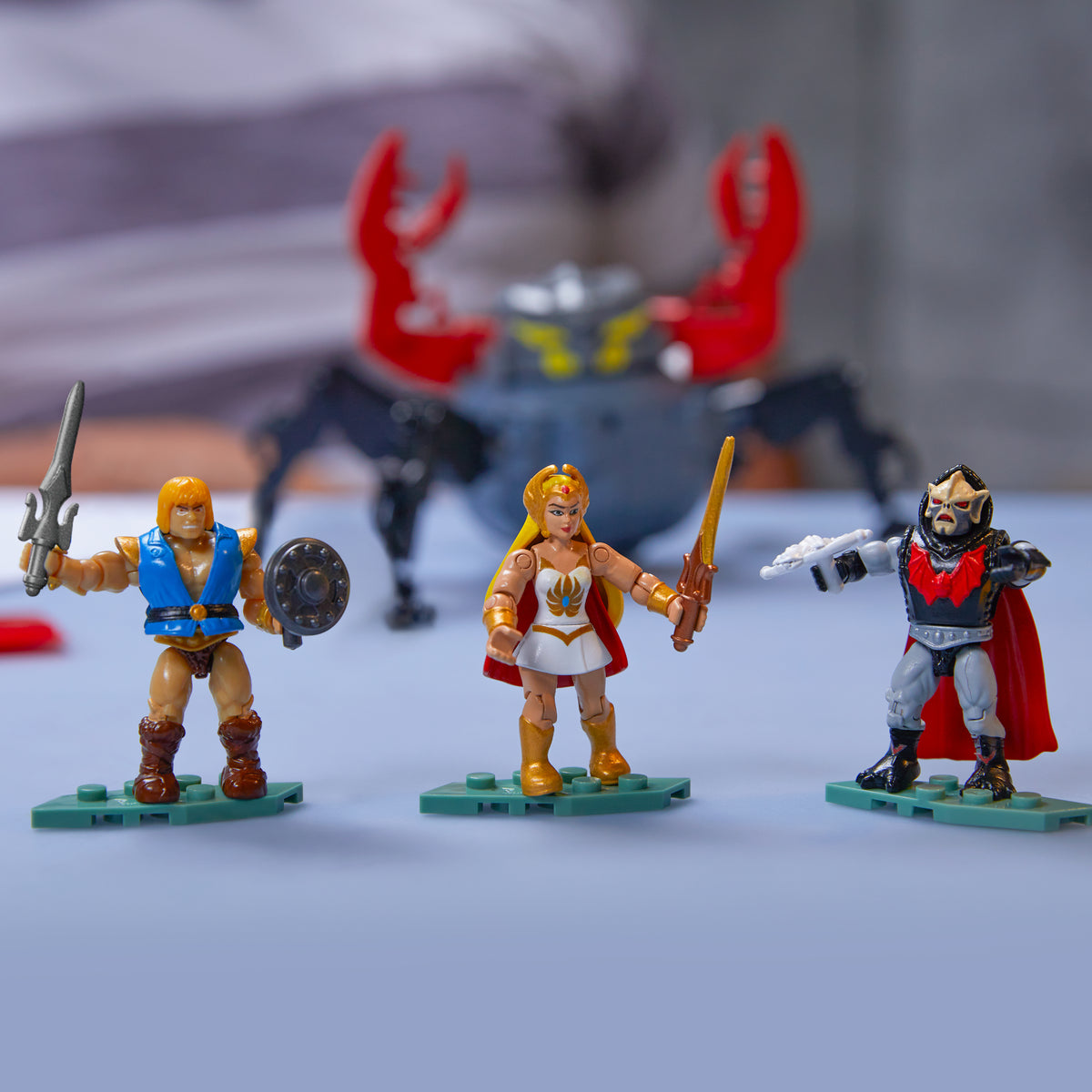 Figuras Mattel mega construx masters of the universe she - ra vs hordak & monstroid