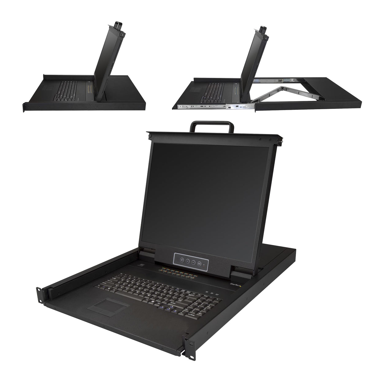Consola kvm 16 puertos startech for server rack · rackmount lcd · 48.26 cm
