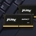 Memoria RAM Kingston FURY Impact 16GB/ DDR5/ 5600MHz/ 1.1V/ CL40/ SODIMM