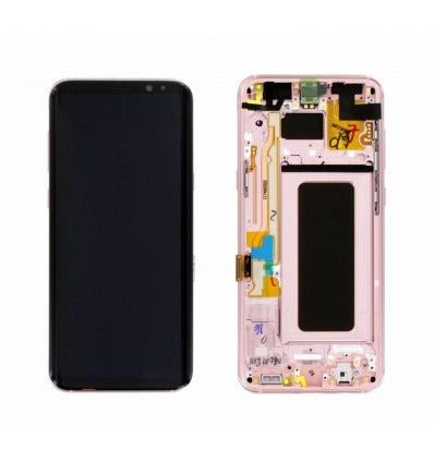 Samsung GH97-20470E Galaxy S8 Plus G955F pantalla lcd + táctil rosa premium Service Pack