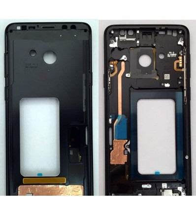 Samsung Galaxy S9 Plus G965F carcasa central o marco negro premium