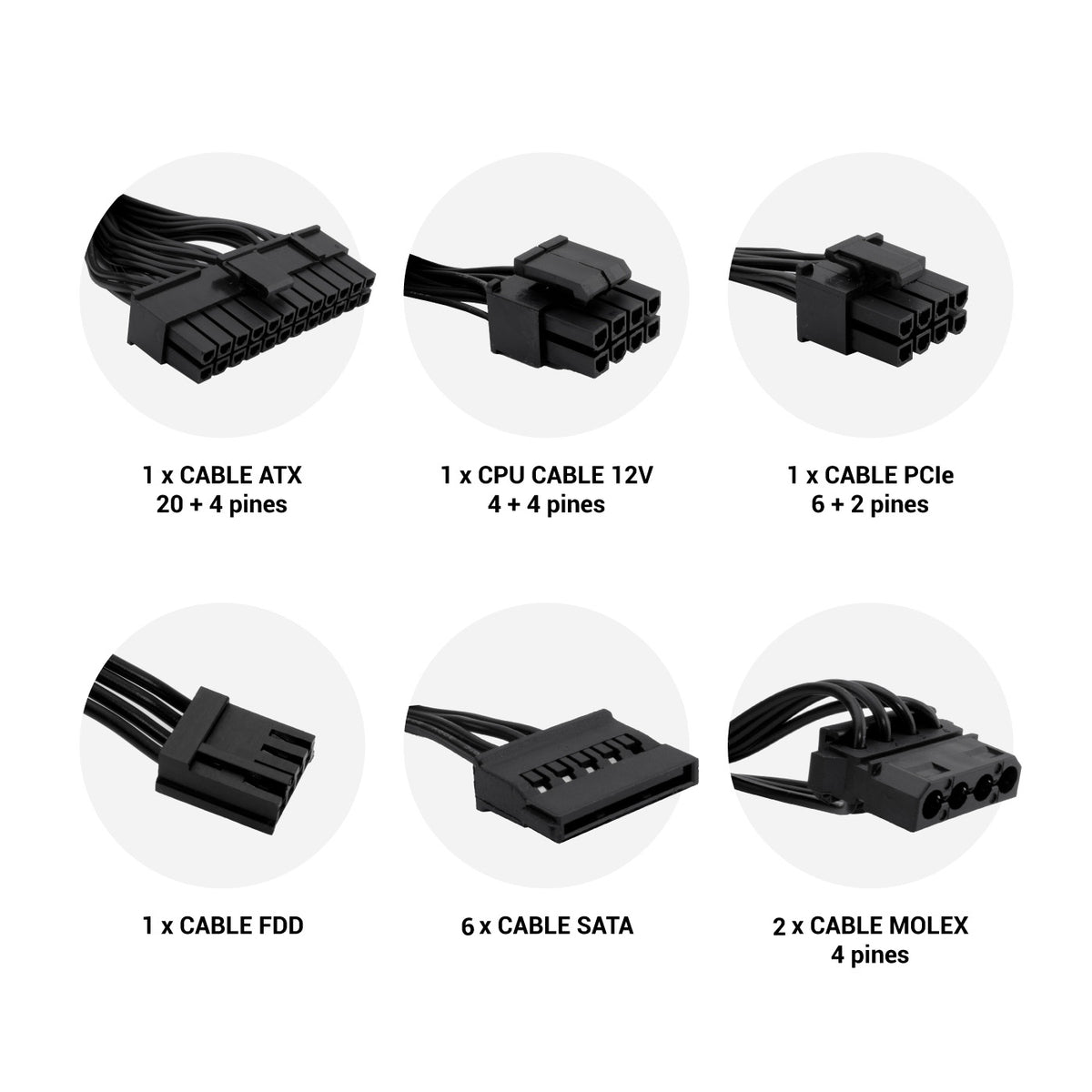 Fuente de alimentacion Coolbox force br - 500w ATX 500w