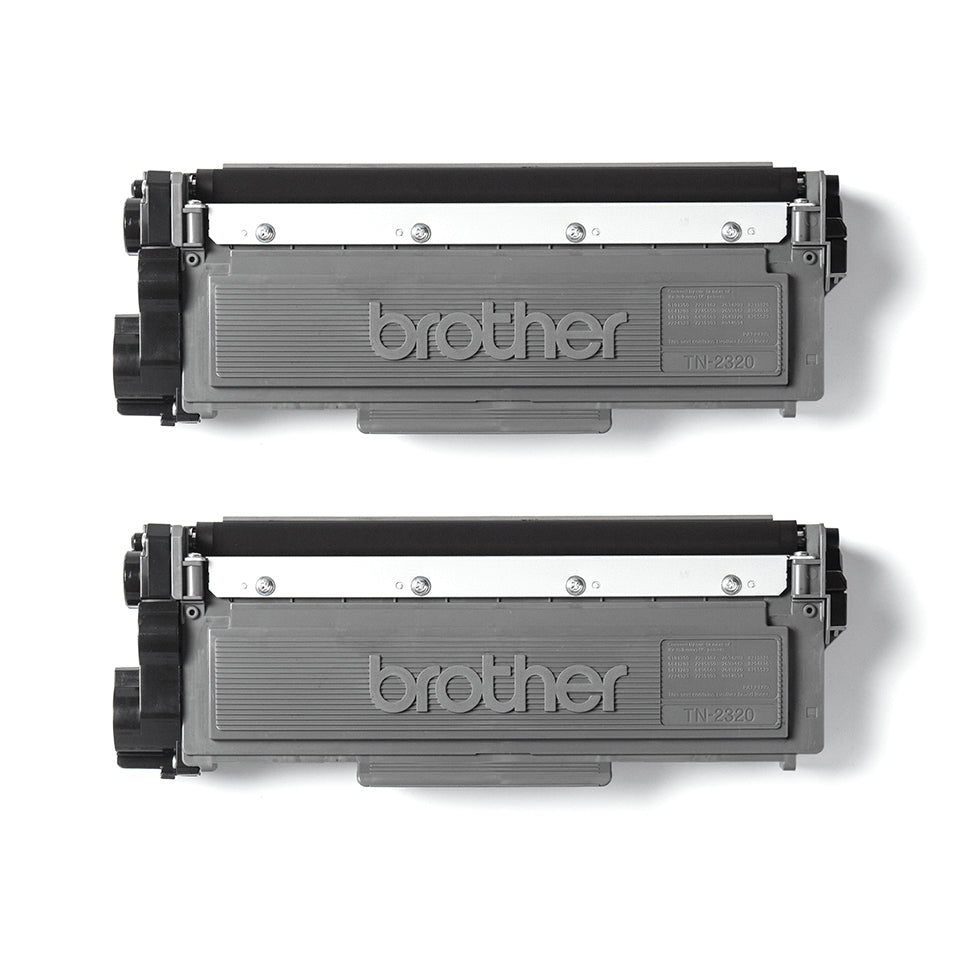 Pack toner Brother tn2320twin negro 2uds