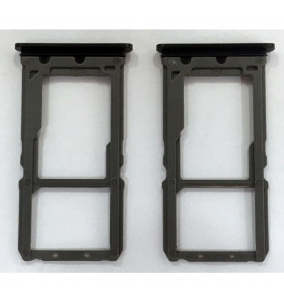 Soporte o bandeja dual sim negro para Vivo X21 calidad premium