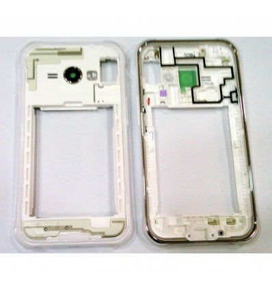 Samsung Galaxy J1 Ace J110 carcasa central o marco blanco premium