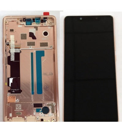 Xiaomi MI 8 SE pantalla lcd + tactil negro + marco dorado premium