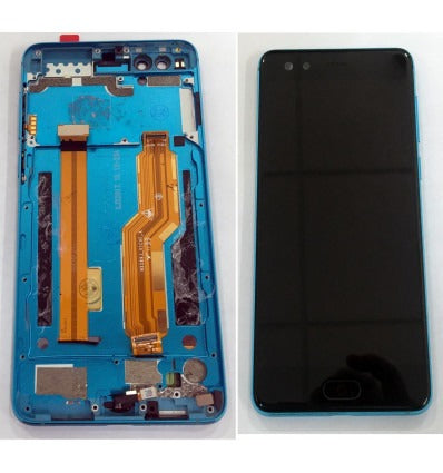 ZTE Nubia Z17 Mini S pantalla lcd + tactil negro + marco azul claro premium