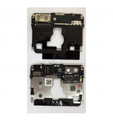 ZTE Blade V9 carcasa intermedia + cubierta camara dorada premium