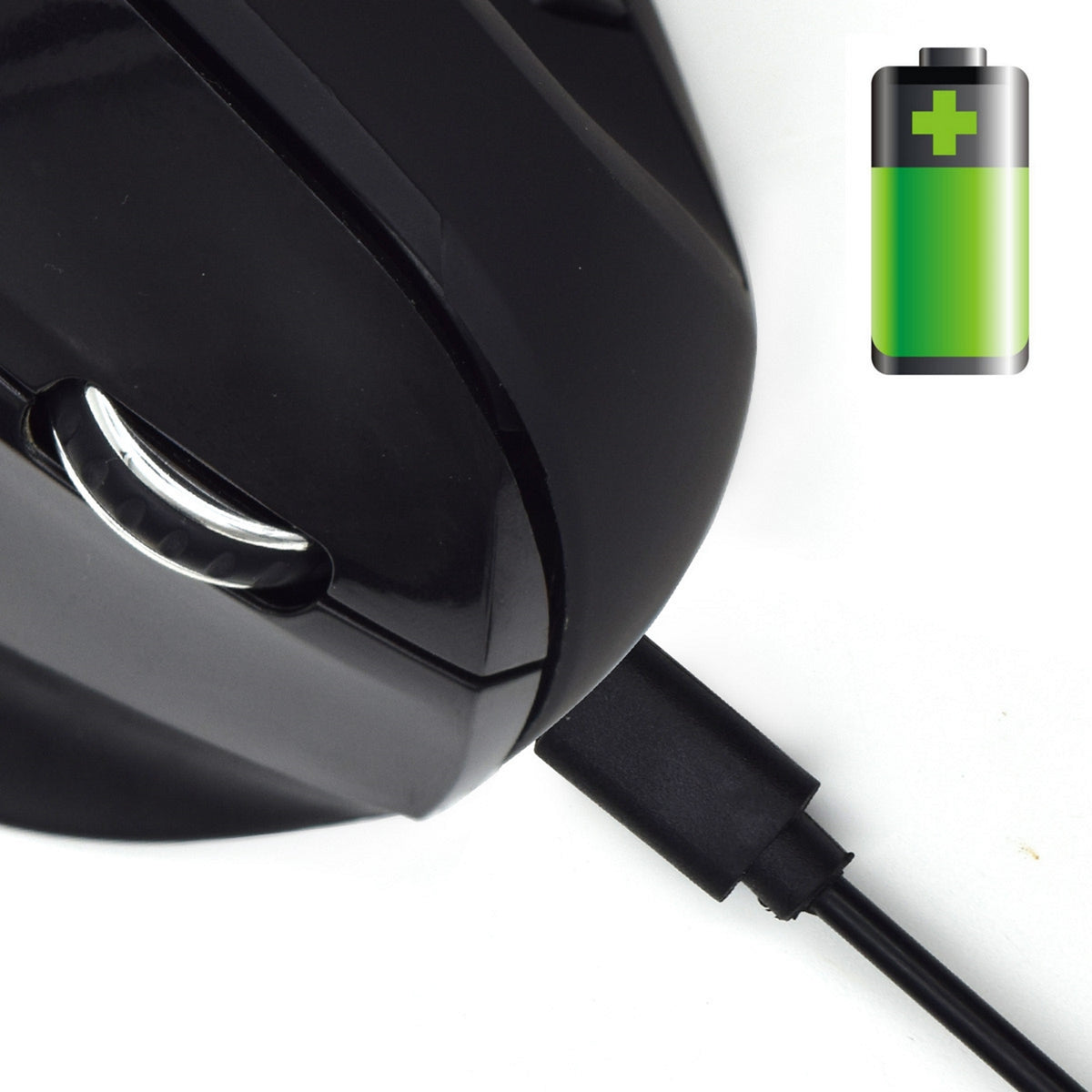 Mouse raton vertical ergonomico Ewent ew3158 USB · 1600dpi · negro