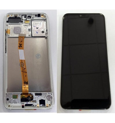 Huawei Honor 10 COL-L29 pantalla lcd + tactil negro + marco plata premium