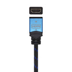 Cable Alargador HDMI Aisens A120-0453/ HDMI Macho - HDMI Hembra/ 2m/ Negro/ Azul