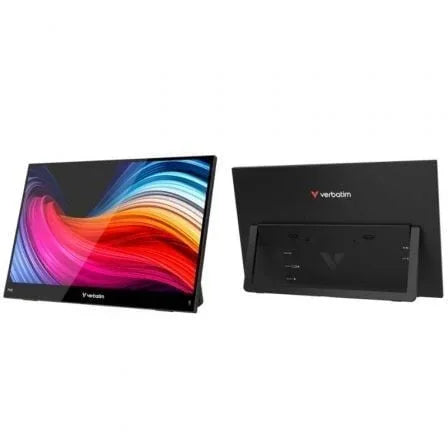 Monitor Portátil Táctil Verbatim Touch Light 14"/ Full HD/ Multimedia/ Negro - PixelPlaza