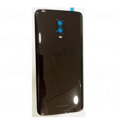 Oneplus 6T tapa trasera negra + lente camara
