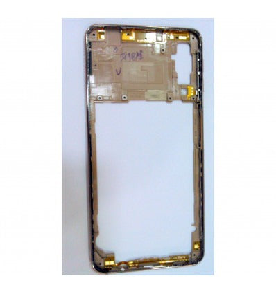 Samsung Galaxy A7 2018 A750 carcasa central o marco dorado premium