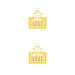 Cable de Red RJ45 UTP Nanocable 10.20.0400-L30 Cat.6/ 30cm/ Amarillo