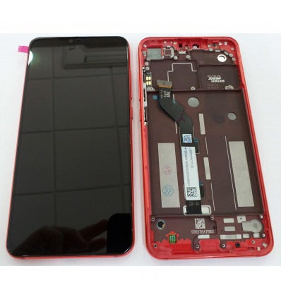 Xiaomi Mi 8 Lite pantalla lcd + tactil negro + marco rojo premium