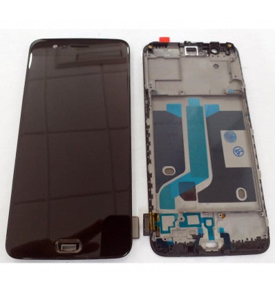 Oneplus 5 pantalla lcd + tactil negro + marco premium