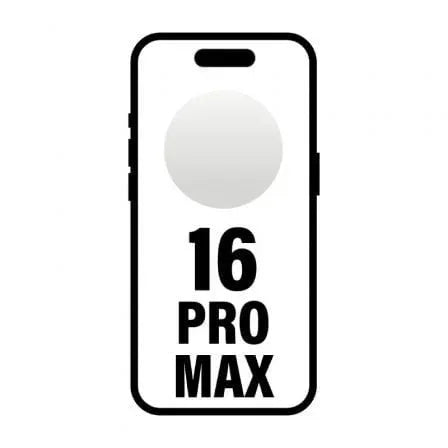 Smartphone Apple iPhone 16 Pro Max 512GB/ 6.9"/ 5G/ Titanio Blanco - PixelPlaza