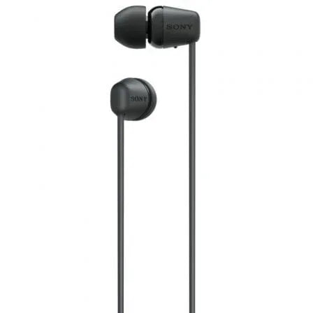 Auriculares Inalámbricos Intrauditivos Sony WI-C100/ con Micrófono/ Bluetooth/ Negros - PixelPlaza