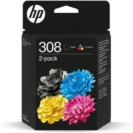 Cartucho de Tinta Original HP nº308 Multipack/ Negro + Tricolor - PixelPlaza