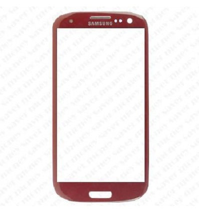 Samsung Galaxy S3 I9300 Cristal rojo gorilla glass premium