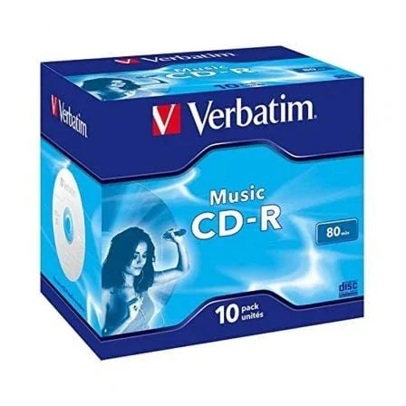 CD-R Verbatim Music 16X/ Caja-10uds - PixelPlaza