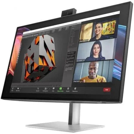Monitor Profesional HP Pro serie 7 27"/ 4K/ Webcam/ Multimedia/ Regulable en Altura/ Plata - PixelPlaza