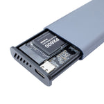 Mini carcasa disco duro SSD Coolbox coo - mcm - m2f M.2 NVMe y SATA usb3.2 gen2
