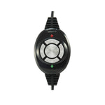 Auricular Equip USB + micrófono flexible control de volumen negro