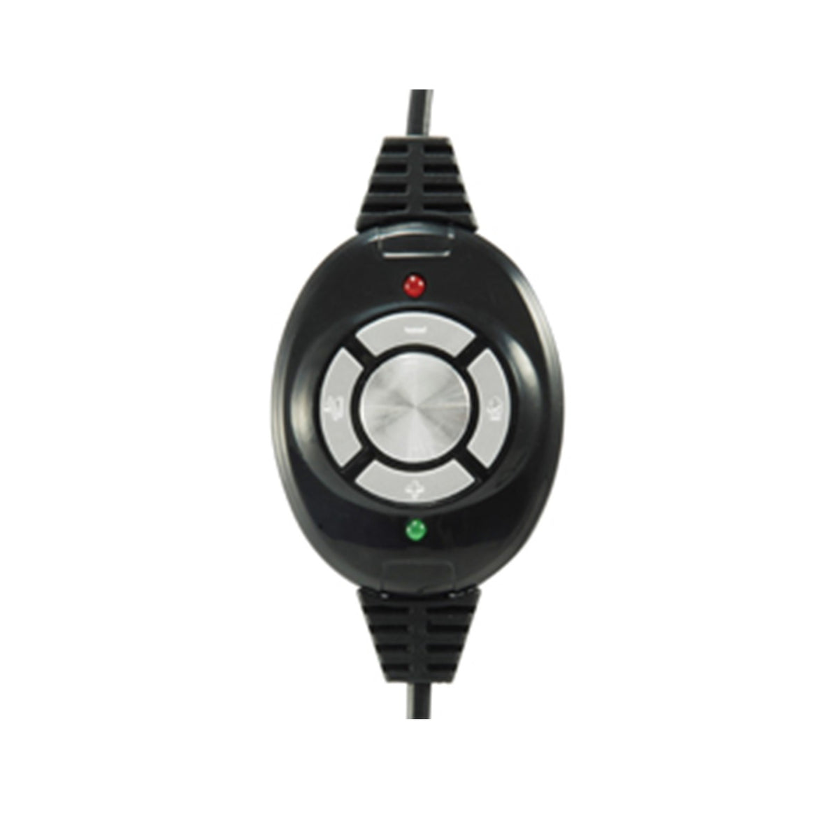 Auricular Equip USB + micrófono flexible control de volumen negro