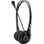 Auricular Equip life micrófono jack 3.5mm ( incluye adaptador 1 a 2 jacks ) negro