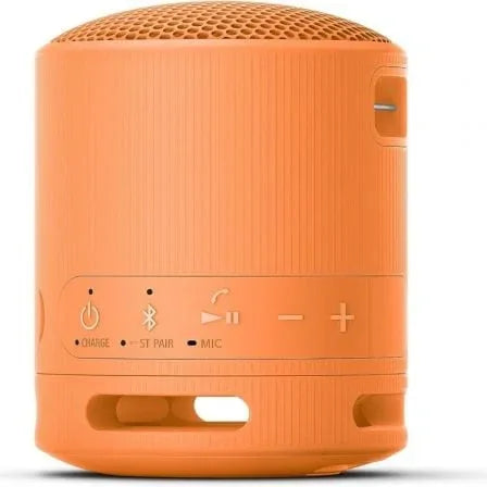 Altavoz Portable con Bluetooth Sony XB100/ 2.0/ Naranja - PixelPlaza