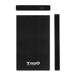 Caja externa TooQ tqe - 2527b para HDD - SSD 2.5 pulgadas 9.5mm SATA USB 3.0 negra
