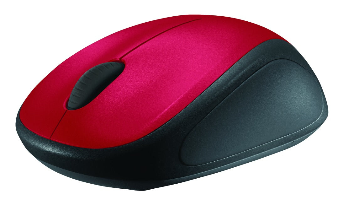 Ratón Inalámbrico Logitech M235/ Hasta 1000 DPI/ Rojo