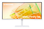 Samsung LS34C650TAUXEN Blanco 34 pulgadas 2K VA 100Hz 5ms FreeSync curvo UltraWide Monitor