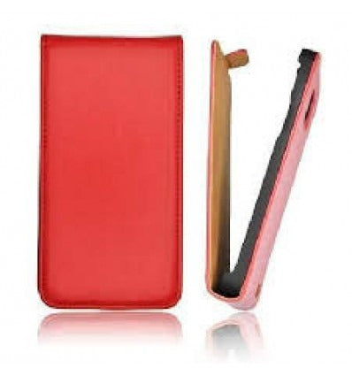 SAF029 Funda Slim Samsung I9500 I9505 Galaxy S4 Vertical roj