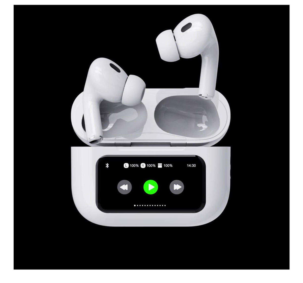 Celly Auricular TWS IN-EAR LED Display Blanco