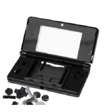 Carcasa de repuesto para Nintendo 3DS negra
