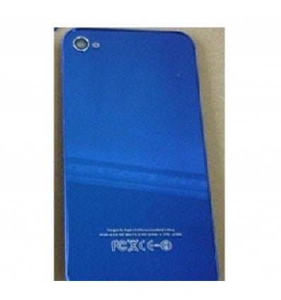 iPhone 4 cristal trasero azul marino