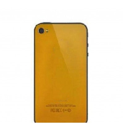 iPhone 4 cristal trasero naranja
