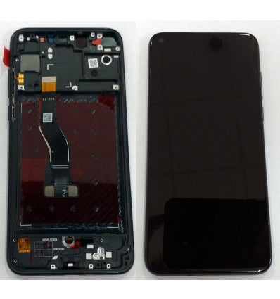 Huawei Nova 4 pantalla lcd + tactil negro + marco negro premium