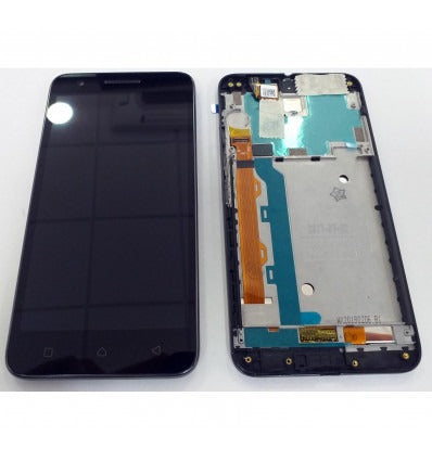 Lenovo Vibe C2 LTE K10A40 pantalla lcd + tactil negro + marco negro premium