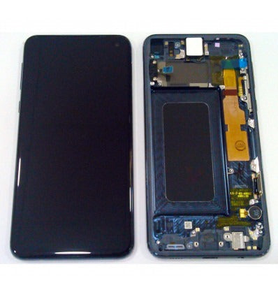 Samsung GH82-18852A Galaxy S10e SM-G970F pantalla lcd + táctil negro + marco negro Service Pack