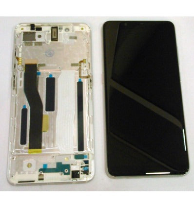 ZTE Nubia Z18 Mini NX611S pantalla lcd + tactil negro + marco plata premium