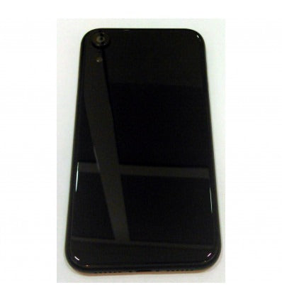 IPhone XR A2105 A2108 carcasa central o marco + tapa trasera o tapa bateria negra