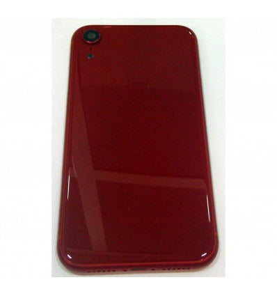 IPhone XR A2105 A2108 carcasa central o marco + tapa trasera o tapa bateria roja