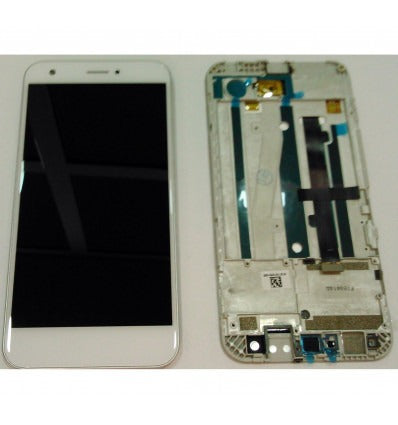 ZTE Blade A512 Z10 pantalla lcd + tactil blanco + marco blanco premium