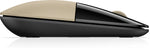 Ratón hp inalámbrico z3700 dorado
