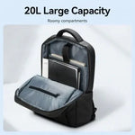 Mochila Vention KRRB0 para Portátiles hasta 15.6"/ 20L/ Impermeable/ Negra - PixelPlaza